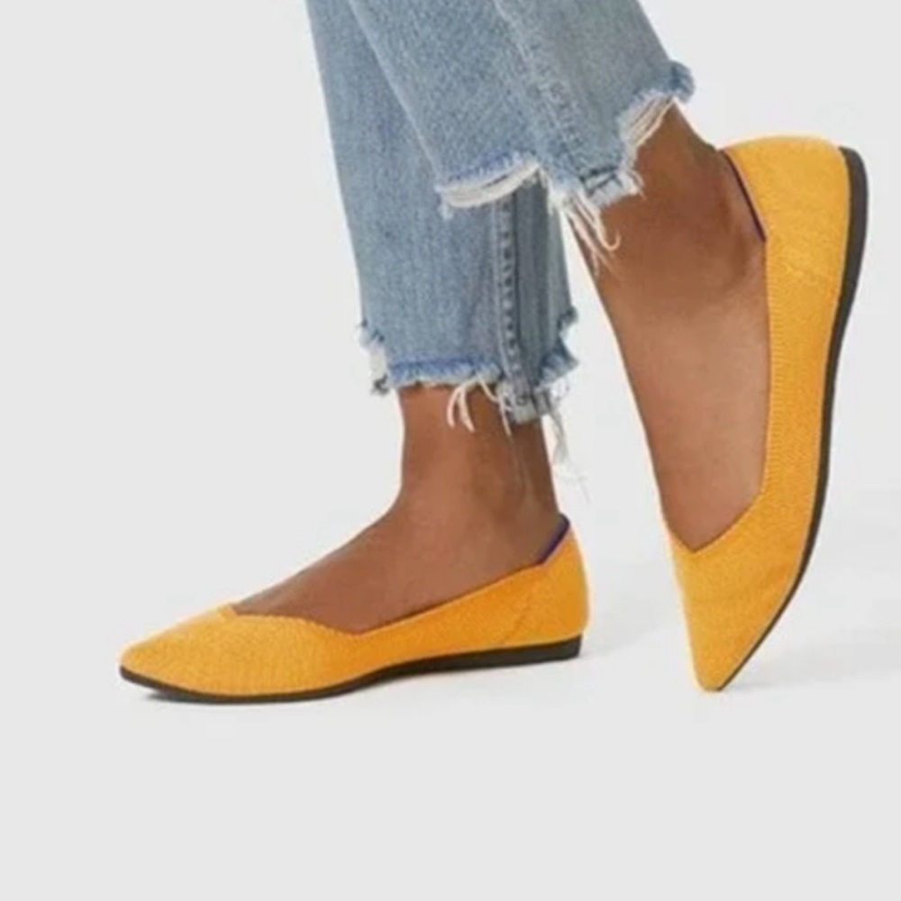 Rothy's Marigold Pointed Flats